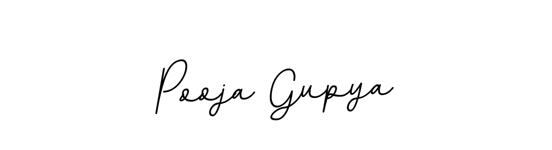 Create a beautiful signature design for name Pooja Gupya. With this signature (BallpointsItalic-DORy9) fonts, you can make a handwritten signature for free. Pooja Gupya signature style 11 images and pictures png