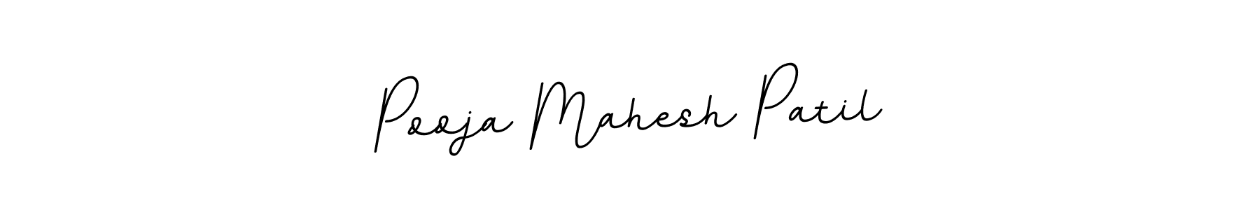 Use a signature maker to create a handwritten signature online. With this signature software, you can design (BallpointsItalic-DORy9) your own signature for name Pooja Mahesh Patil. Pooja Mahesh Patil signature style 11 images and pictures png