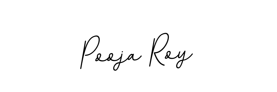 You should practise on your own different ways (BallpointsItalic-DORy9) to write your name (Pooja Roy) in signature. don't let someone else do it for you. Pooja Roy signature style 11 images and pictures png