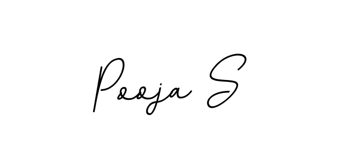 It looks lik you need a new signature style for name Pooja S. Design unique handwritten (BallpointsItalic-DORy9) signature with our free signature maker in just a few clicks. Pooja S signature style 11 images and pictures png