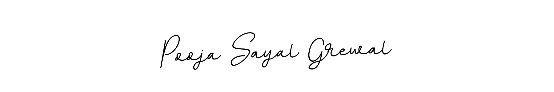 Make a beautiful signature design for name Pooja Sayal Grewal. Use this online signature maker to create a handwritten signature for free. Pooja Sayal Grewal signature style 11 images and pictures png
