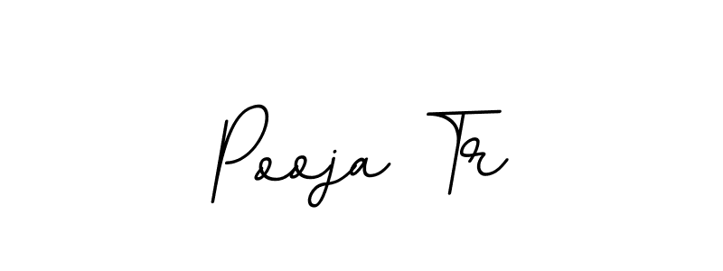 The best way (BallpointsItalic-DORy9) to make a short signature is to pick only two or three words in your name. The name Pooja Tr include a total of six letters. For converting this name. Pooja Tr signature style 11 images and pictures png