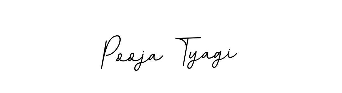 Use a signature maker to create a handwritten signature online. With this signature software, you can design (BallpointsItalic-DORy9) your own signature for name Pooja Tyagi. Pooja Tyagi signature style 11 images and pictures png