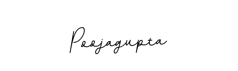 Use a signature maker to create a handwritten signature online. With this signature software, you can design (BallpointsItalic-DORy9) your own signature for name Poojagupta. Poojagupta signature style 11 images and pictures png
