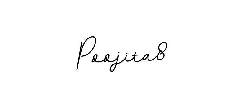 Create a beautiful signature design for name Poojita8. With this signature (BallpointsItalic-DORy9) fonts, you can make a handwritten signature for free. Poojita8 signature style 11 images and pictures png