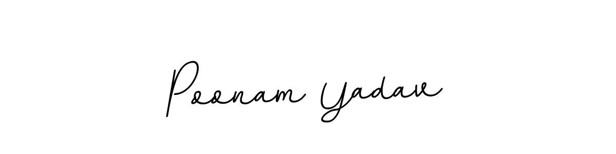 How to make Poonam Yadav name signature. Use BallpointsItalic-DORy9 style for creating short signs online. This is the latest handwritten sign. Poonam Yadav signature style 11 images and pictures png