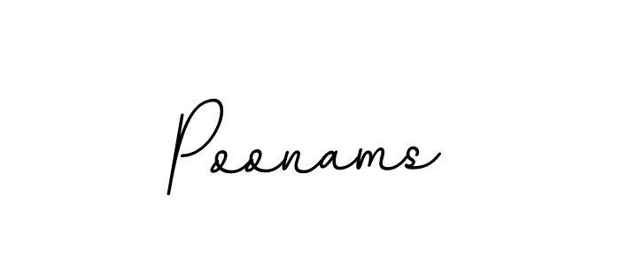 Make a beautiful signature design for name Poonams. With this signature (BallpointsItalic-DORy9) style, you can create a handwritten signature for free. Poonams signature style 11 images and pictures png