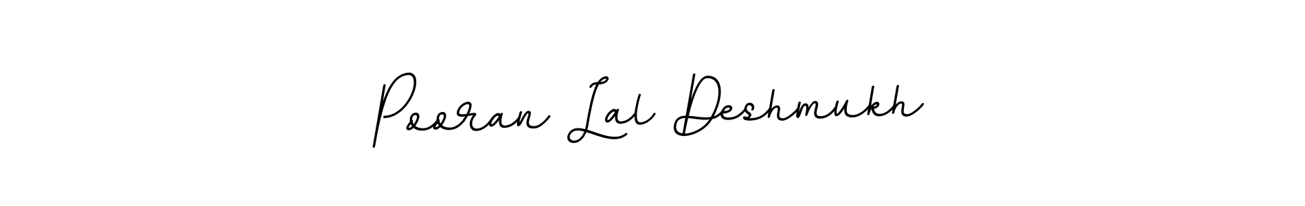 Use a signature maker to create a handwritten signature online. With this signature software, you can design (BallpointsItalic-DORy9) your own signature for name Pooran Lal Deshmukh. Pooran Lal Deshmukh signature style 11 images and pictures png