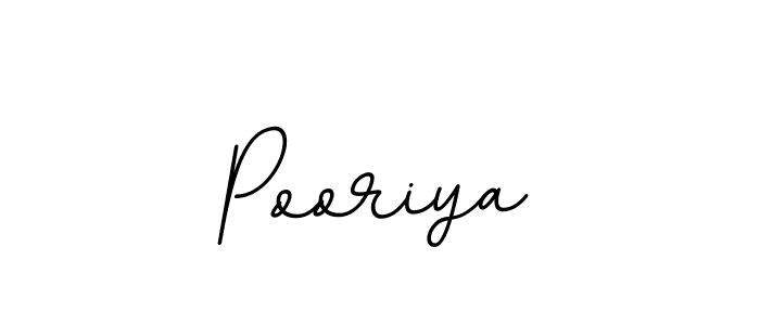 Make a beautiful signature design for name Pooriya. With this signature (BallpointsItalic-DORy9) style, you can create a handwritten signature for free. Pooriya signature style 11 images and pictures png