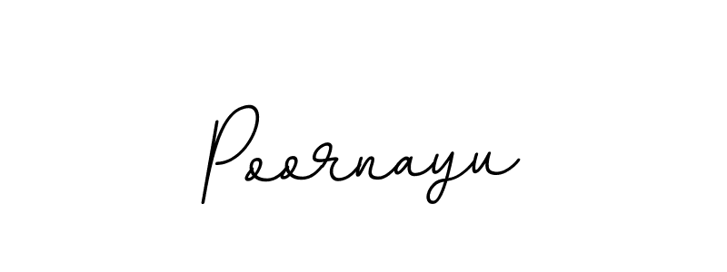 How to Draw Poornayu signature style? BallpointsItalic-DORy9 is a latest design signature styles for name Poornayu. Poornayu signature style 11 images and pictures png