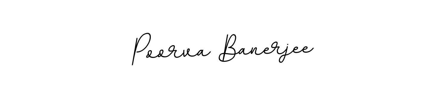 Make a beautiful signature design for name Poorva Banerjee. Use this online signature maker to create a handwritten signature for free. Poorva Banerjee signature style 11 images and pictures png