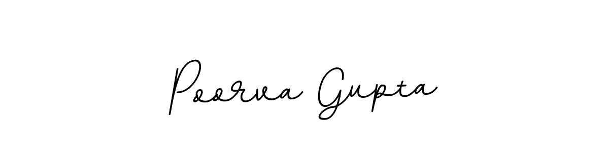 Design your own signature with our free online signature maker. With this signature software, you can create a handwritten (BallpointsItalic-DORy9) signature for name Poorva Gupta. Poorva Gupta signature style 11 images and pictures png