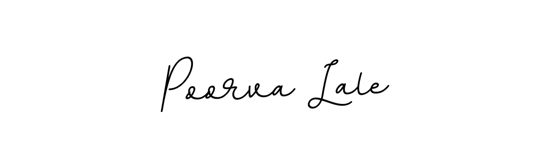 Poorva Lale stylish signature style. Best Handwritten Sign (BallpointsItalic-DORy9) for my name. Handwritten Signature Collection Ideas for my name Poorva Lale. Poorva Lale signature style 11 images and pictures png