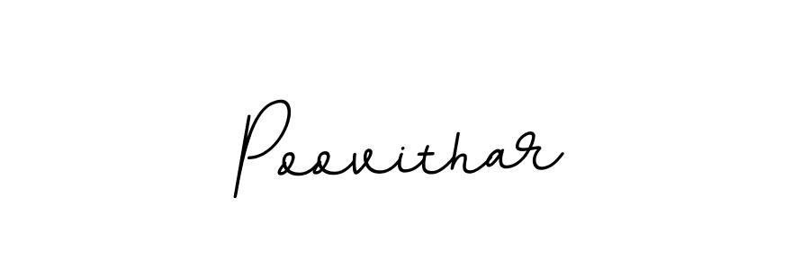 How to make Poovithar name signature. Use BallpointsItalic-DORy9 style for creating short signs online. This is the latest handwritten sign. Poovithar signature style 11 images and pictures png