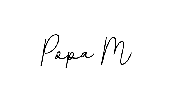 How to Draw Popa M signature style? BallpointsItalic-DORy9 is a latest design signature styles for name Popa M. Popa M signature style 11 images and pictures png