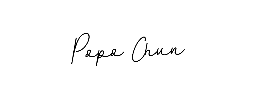 Also You can easily find your signature by using the search form. We will create Popo Chun name handwritten signature images for you free of cost using BallpointsItalic-DORy9 sign style. Popo Chun signature style 11 images and pictures png