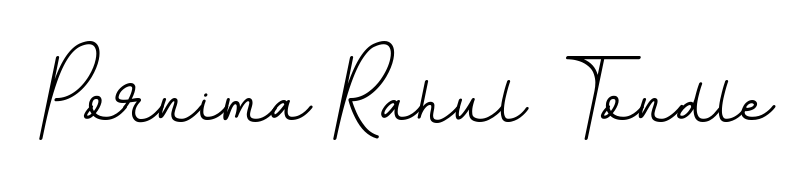 You can use this online signature creator to create a handwritten signature for the name Pornima Rahul Tondle. This is the best online autograph maker. Pornima Rahul Tondle signature style 11 images and pictures png