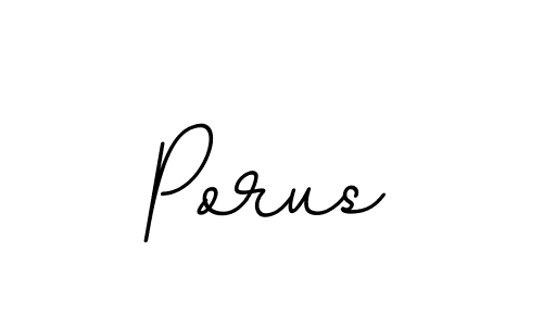 How to make Porus name signature. Use BallpointsItalic-DORy9 style for creating short signs online. This is the latest handwritten sign. Porus signature style 11 images and pictures png