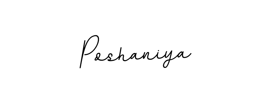 It looks lik you need a new signature style for name Poshaniya. Design unique handwritten (BallpointsItalic-DORy9) signature with our free signature maker in just a few clicks. Poshaniya signature style 11 images and pictures png