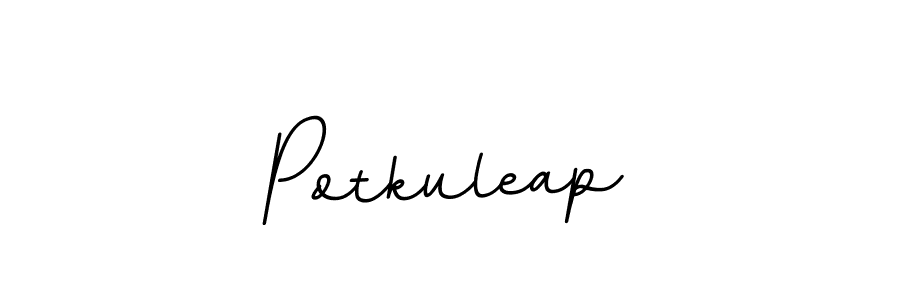 Make a beautiful signature design for name Potkuleap. With this signature (BallpointsItalic-DORy9) style, you can create a handwritten signature for free. Potkuleap signature style 11 images and pictures png