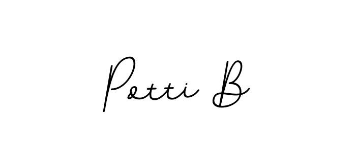 This is the best signature style for the Potti B name. Also you like these signature font (BallpointsItalic-DORy9). Mix name signature. Potti B signature style 11 images and pictures png
