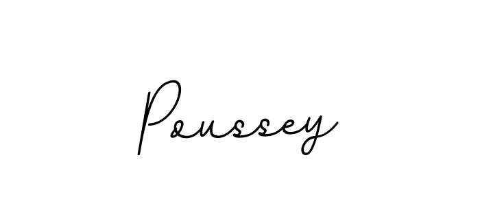How to make Poussey signature? BallpointsItalic-DORy9 is a professional autograph style. Create handwritten signature for Poussey name. Poussey signature style 11 images and pictures png