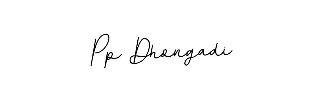 Similarly BallpointsItalic-DORy9 is the best handwritten signature design. Signature creator online .You can use it as an online autograph creator for name Pp Dhongadi. Pp Dhongadi signature style 11 images and pictures png