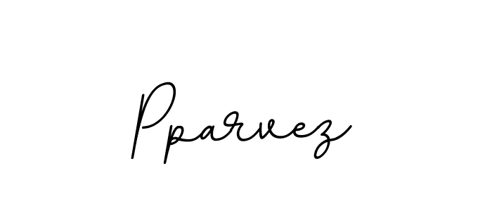How to make Pparvez name signature. Use BallpointsItalic-DORy9 style for creating short signs online. This is the latest handwritten sign. Pparvez signature style 11 images and pictures png