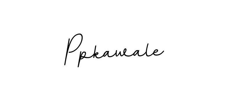 How to make Ppkawale name signature. Use BallpointsItalic-DORy9 style for creating short signs online. This is the latest handwritten sign. Ppkawale signature style 11 images and pictures png