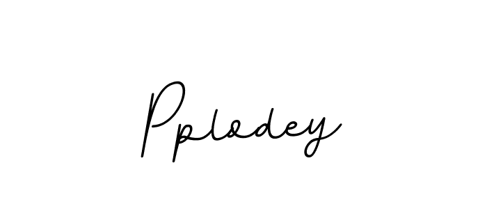 Use a signature maker to create a handwritten signature online. With this signature software, you can design (BallpointsItalic-DORy9) your own signature for name Pplodey. Pplodey signature style 11 images and pictures png