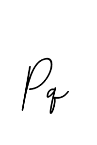 Design your own signature with our free online signature maker. With this signature software, you can create a handwritten (BallpointsItalic-DORy9) signature for name Pq. Pq signature style 11 images and pictures png