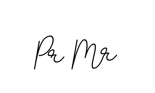 How to make Pr Mr name signature. Use BallpointsItalic-DORy9 style for creating short signs online. This is the latest handwritten sign. Pr Mr signature style 11 images and pictures png