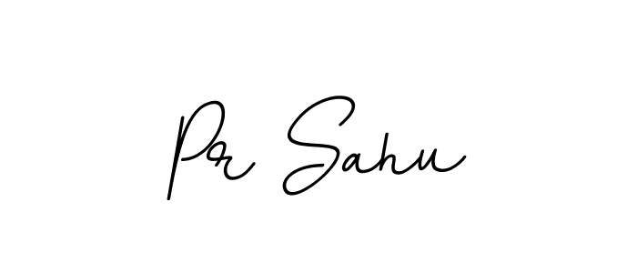 Design your own signature with our free online signature maker. With this signature software, you can create a handwritten (BallpointsItalic-DORy9) signature for name Pr Sahu. Pr Sahu signature style 11 images and pictures png