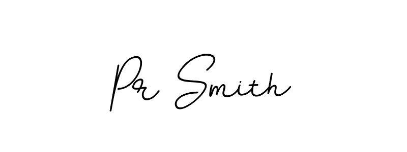 How to make Pr Smith name signature. Use BallpointsItalic-DORy9 style for creating short signs online. This is the latest handwritten sign. Pr Smith signature style 11 images and pictures png