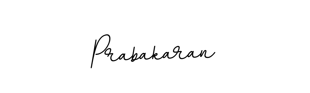 Make a beautiful signature design for name Prabakaran. With this signature (BallpointsItalic-DORy9) style, you can create a handwritten signature for free. Prabakaran signature style 11 images and pictures png