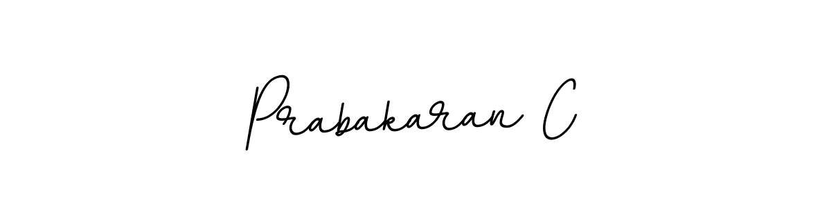 It looks lik you need a new signature style for name Prabakaran C. Design unique handwritten (BallpointsItalic-DORy9) signature with our free signature maker in just a few clicks. Prabakaran C signature style 11 images and pictures png