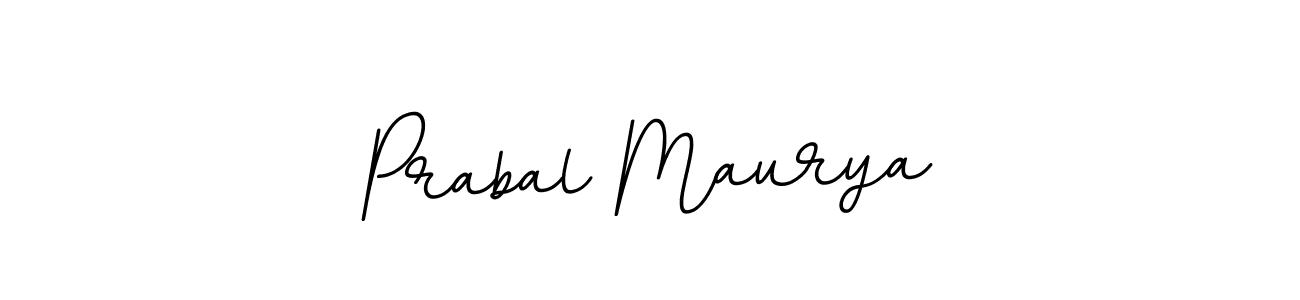 Create a beautiful signature design for name Prabal Maurya. With this signature (BallpointsItalic-DORy9) fonts, you can make a handwritten signature for free. Prabal Maurya signature style 11 images and pictures png
