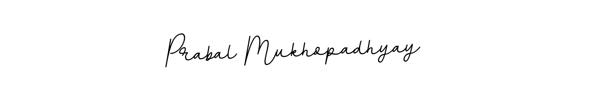 Use a signature maker to create a handwritten signature online. With this signature software, you can design (BallpointsItalic-DORy9) your own signature for name Prabal Mukhopadhyay. Prabal Mukhopadhyay signature style 11 images and pictures png