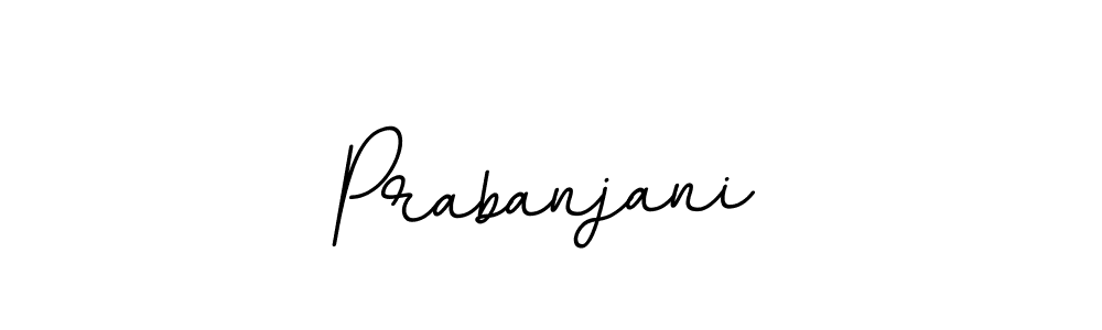 Create a beautiful signature design for name Prabanjani. With this signature (BallpointsItalic-DORy9) fonts, you can make a handwritten signature for free. Prabanjani signature style 11 images and pictures png