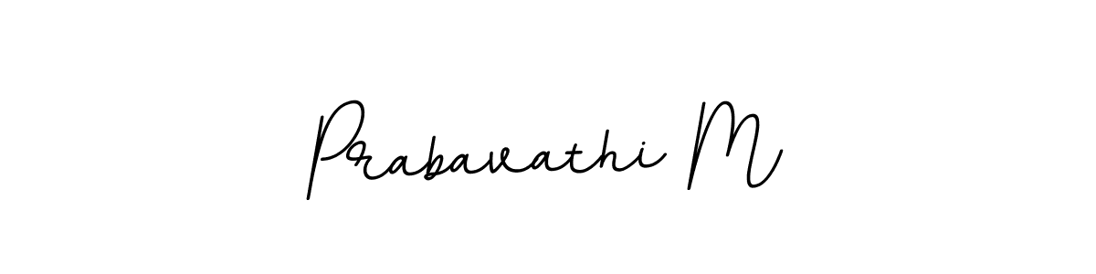 You should practise on your own different ways (BallpointsItalic-DORy9) to write your name (Prabavathi M) in signature. don't let someone else do it for you. Prabavathi M signature style 11 images and pictures png