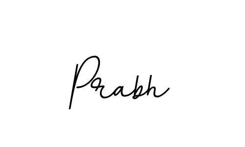 Create a beautiful signature design for name Prabh. With this signature (BallpointsItalic-DORy9) fonts, you can make a handwritten signature for free. Prabh signature style 11 images and pictures png