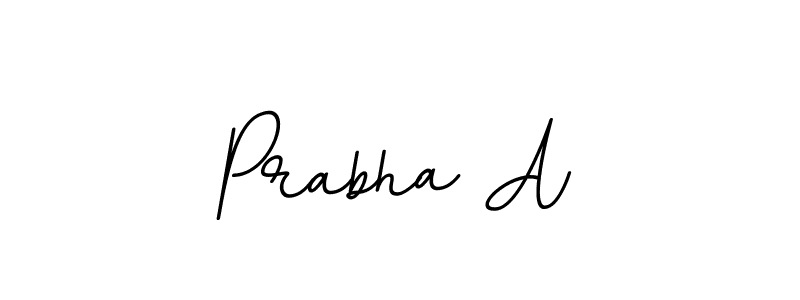 if you are searching for the best signature style for your name Prabha A. so please give up your signature search. here we have designed multiple signature styles  using BallpointsItalic-DORy9. Prabha A signature style 11 images and pictures png