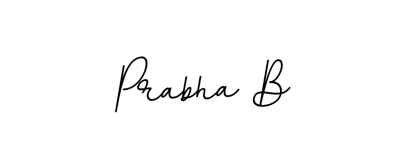 Also You can easily find your signature by using the search form. We will create Prabha B name handwritten signature images for you free of cost using BallpointsItalic-DORy9 sign style. Prabha B signature style 11 images and pictures png