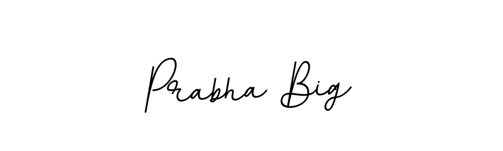 Design your own signature with our free online signature maker. With this signature software, you can create a handwritten (BallpointsItalic-DORy9) signature for name Prabha Big. Prabha Big signature style 11 images and pictures png