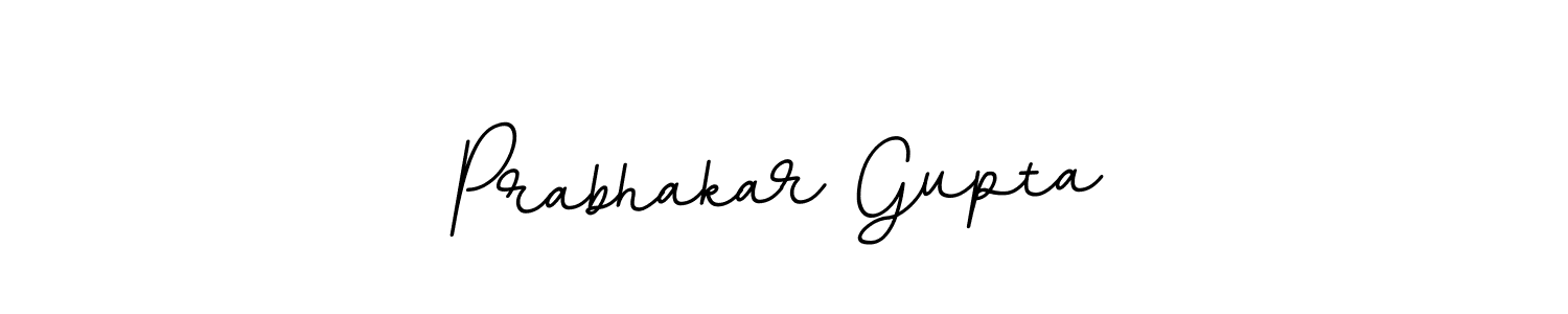 Make a beautiful signature design for name Prabhakar Gupta. With this signature (BallpointsItalic-DORy9) style, you can create a handwritten signature for free. Prabhakar Gupta signature style 11 images and pictures png