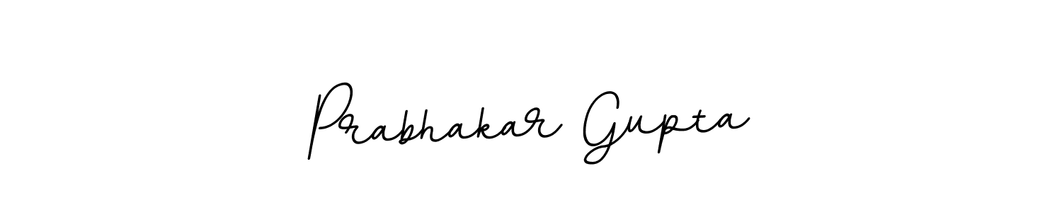 The best way (BallpointsItalic-DORy9) to make a short signature is to pick only two or three words in your name. The name Prabhakar Gupta include a total of six letters. For converting this name. Prabhakar Gupta signature style 11 images and pictures png