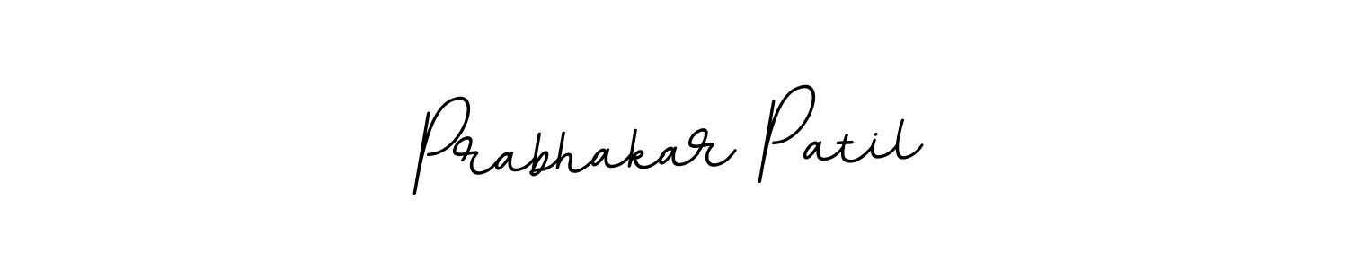 How to make Prabhakar Patil name signature. Use BallpointsItalic-DORy9 style for creating short signs online. This is the latest handwritten sign. Prabhakar Patil signature style 11 images and pictures png