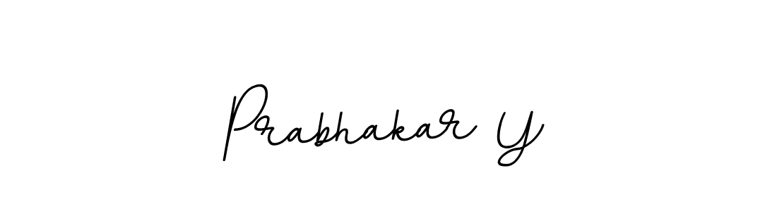 Make a beautiful signature design for name Prabhakar Y. With this signature (BallpointsItalic-DORy9) style, you can create a handwritten signature for free. Prabhakar Y signature style 11 images and pictures png