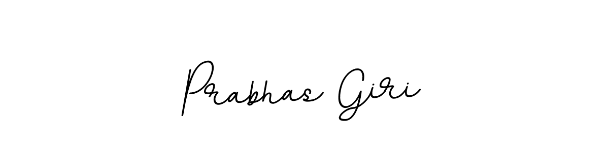 Use a signature maker to create a handwritten signature online. With this signature software, you can design (BallpointsItalic-DORy9) your own signature for name Prabhas Giri. Prabhas Giri signature style 11 images and pictures png