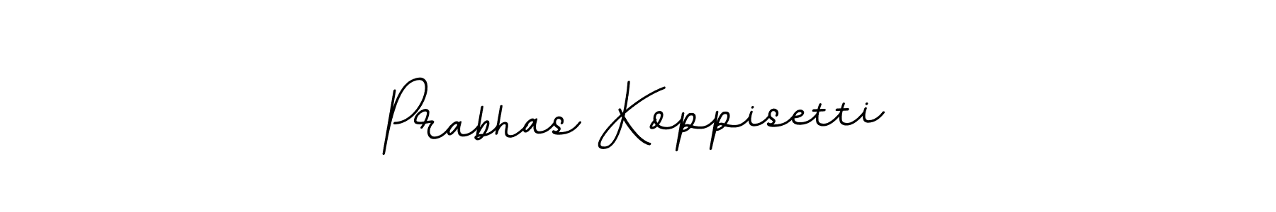 Make a beautiful signature design for name Prabhas Koppisetti. With this signature (BallpointsItalic-DORy9) style, you can create a handwritten signature for free. Prabhas Koppisetti signature style 11 images and pictures png